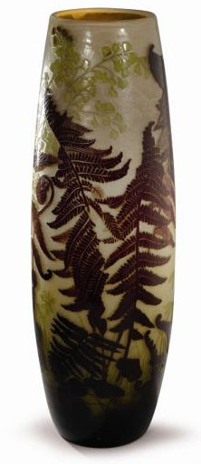 Gallé vase 45 cm h